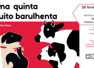 Biblioteca da Horta recebe atividade infantil “Uma quinta muito barulhenta”