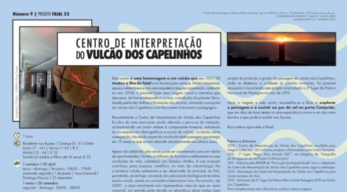 Projeto “Faial 52”: Centro de Interpretação do Vulcão dos Capelinhos
