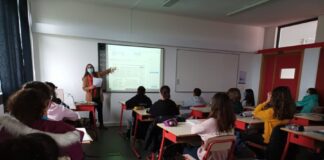 Tribuna das Ilhas convidado para falar sobre jornalismo aos alunos do 7.º A
