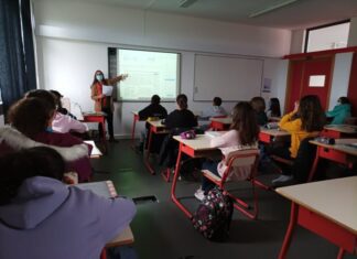 Tribuna das Ilhas convidado para falar sobre jornalismo aos alunos do 7.º A