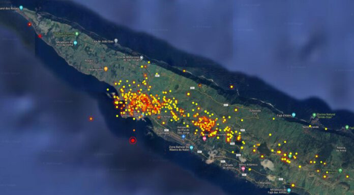 A terra continua a tremer