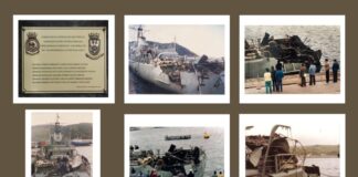 Homenagem às vítimas do acidente ocorrido há 35 anos, a bordo do N.R.P. António Enes
