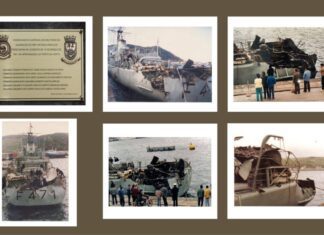Homenagem às vítimas do acidente ocorrido há 35 anos, a bordo do N.R.P. António Enes