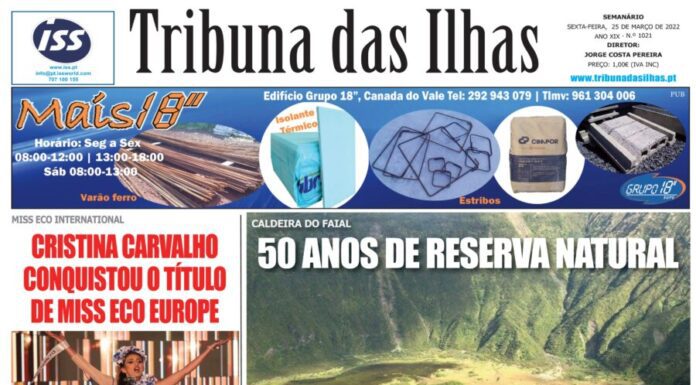 Capa edição n.º 1021, 25 de março