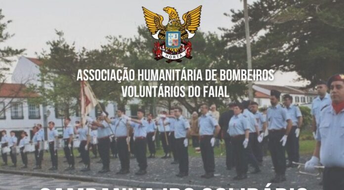 Através da Campanha IRS Solidário contribuintes podem apoiar Bombeiros Voluntários do Faial