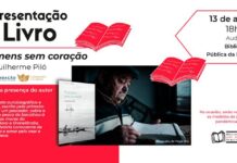 Livro “Homens sem coração” de Guilherme Piló apresentado na Biblioteca Pública da Horta