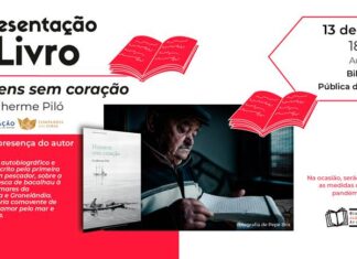 Livro “Homens sem coração” de Guilherme Piló apresentado na Biblioteca Pública da Horta