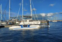 Embarcação não tripulada pela primeira vez na marina da Horta