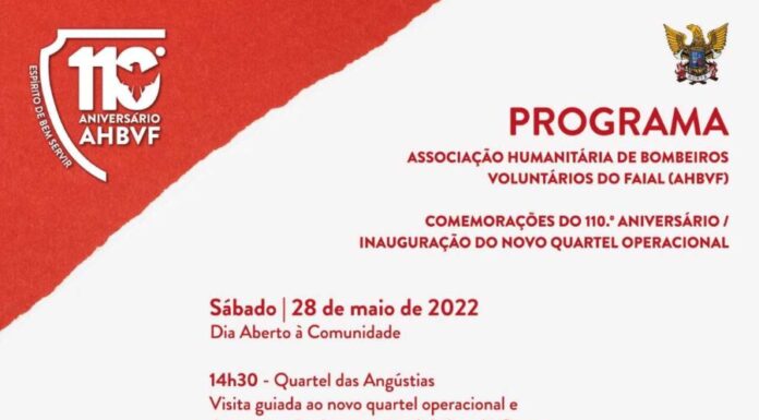 Associação Humanitária de Bombeiros Voluntários do Faial promove “Dia Aberto à Comunidade”
