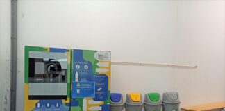 Sistema de depósito de embalagens não reutilizáveis a funcionar no Faial