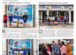 Página da responsabilidade do Clube Naval da Horta