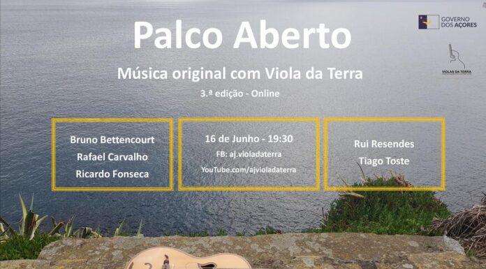 Última edição online do “Palco Aberto – música original com Viola da Terra” decorre a 16 de junho
