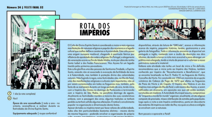 Projeto Faial 52: Rota dos Impérios