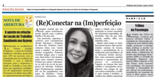 Página da Responsabilidade da Delegação Regional dos Açores da Ordem dos Psicólogos Portugueses