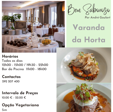 Bem Saboroso: Varanda da Horta