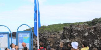Hasteada a Bandeira Azul nas Zonas Balneares do Varadouro, Castelo Branco e Praia do Almoxarife