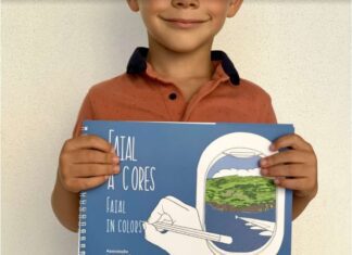 Associação Amigos do Farol dos Capelinhos apresenta livro de colorir Faial a Cores