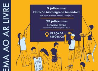 Cinema ao Ar Livre a 9 e 23 de julho