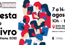 Festa do Livro da Horta 2022 abre a 7 de agosto
