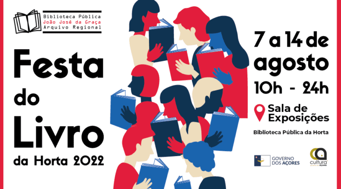 Festa do Livro da Horta 2022 abre a 7 de agosto