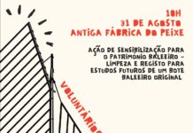 Fábrica da Baleia promove ação de sensibilização com limpeza e registo de um bote baleeiro