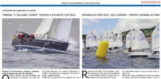 Página da responsabilidade do Clube Naval da Horta