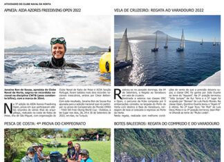 Página da responsabilidade do Clube Naval da Horta