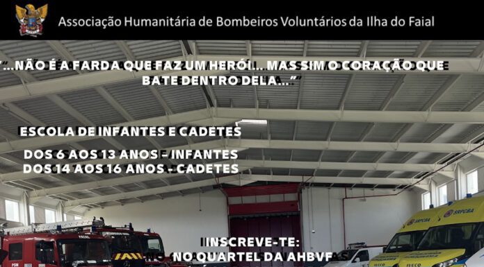 Abertas inscrições para Escola de Infantes e Cadetes da AHBVF