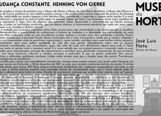 Museu da Horta | A Mudança Constante. Henning Von Gierke