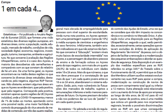 Europa | 1 em cada 4…