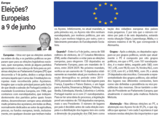 Europa | Eleições? Europeias a 9 de junho