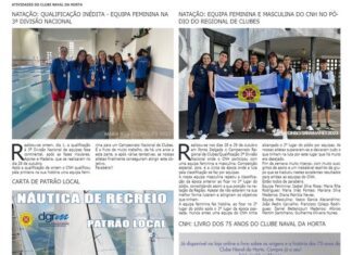 Página da responsabilidade do Clube Naval da Horta