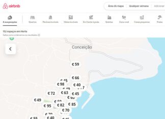 Não há casas para alugar na cidade da Horta?