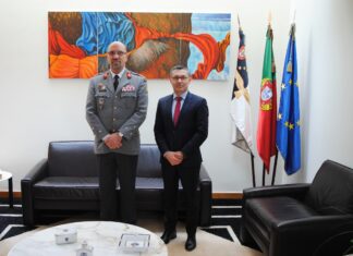 Presidente Luís Garcia recebeu Comandante Operacional dos Açores em audiência de cumprimentos de despedida