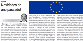 Europa | Novidades do ano passado!