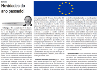 Europa | Novidades do ano passado!
