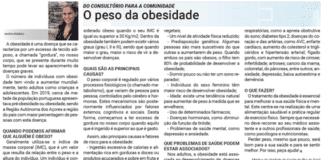 Do consultório para a comunidade | O peso da obesidade