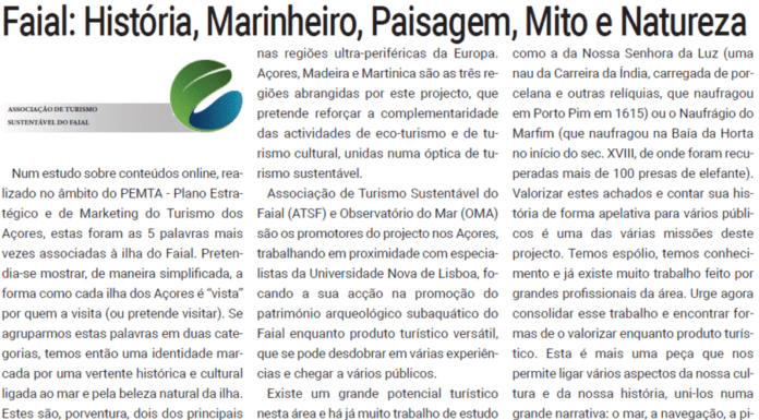 Faial: História, Marinheiro, Paisagem, Mito e Natureza