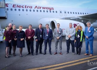 Horta recebe cruzeiro aéreo aos Açores com origem na Eslovénia