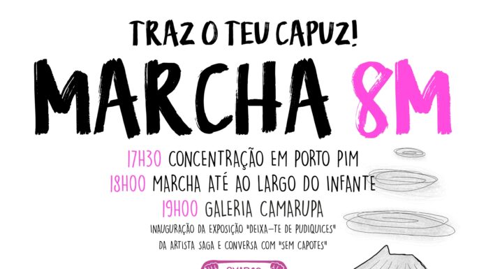 DIA INTERNACIONAL DA MULHER – Horta assinala o dia 8 de março com marcha pelos direitos das mulheres e exposição pela artista Saga