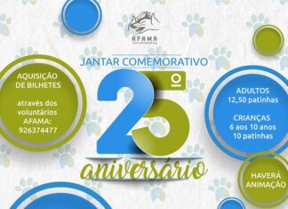 AFAMA promove jantar comemorativos dos 25 anos