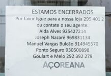 Agencia da Açoreana na Horta fechou