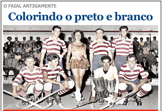 Colorindo o preto e branco | Hóquei em patins