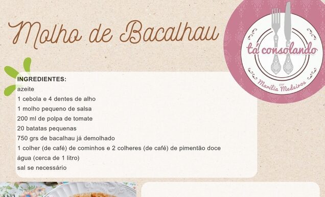 Tá Consolando por Marília Medeiros | Molho de Bacalhau
