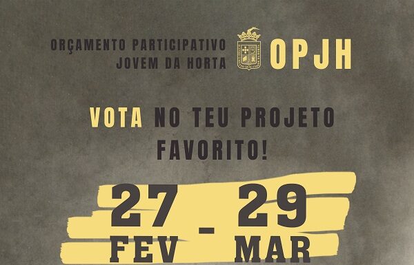 Orçamento Participativo Jovem da Horta (OPJH) – Aberta a votação dos projetos