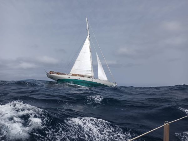 Marinha coordena resgate de 7 pessoas a bordo do veleiro na ilha do Pico_2