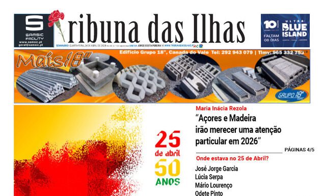 Capa | Edição especial n.º 1128, 24 de abril de 2024