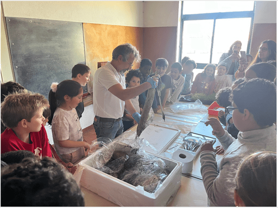 cientista regressa à escola