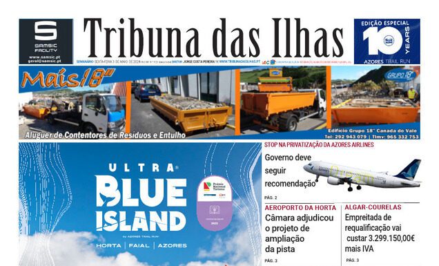 Capa | Edição n.º 1129, 3 de maio de 2024 – Especial 10 anos Azores Trail Run
