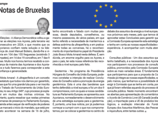 Europa | Notas de Bruxelas
